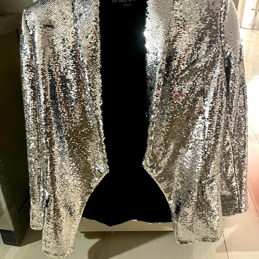 Balmain silver sequin jacket